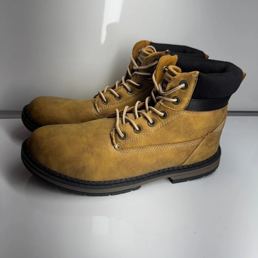 XRAY Men's Work Boots Tan Lace Up Ankle Fashion Boots‎ Size 11